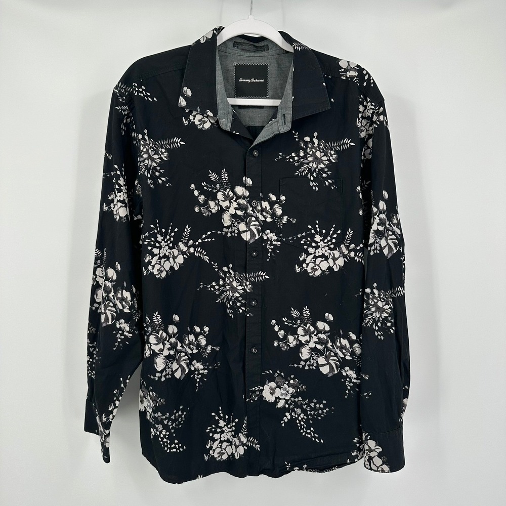 Tommy Bahama Mens Coastal Miami Modern Fit Shirt Sz XL Cotton Hawaiian Vacation